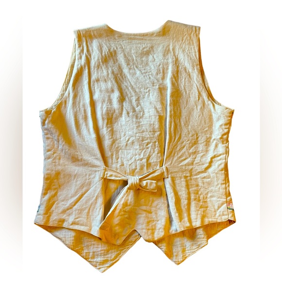 La Scelta Cotton Embroidered Vest - Picture 2 of 6